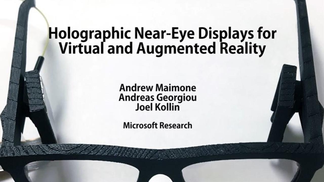 MicrosoftがARメガネを発表。高コントラスト、高解像度ホログラムで乱視も矯正