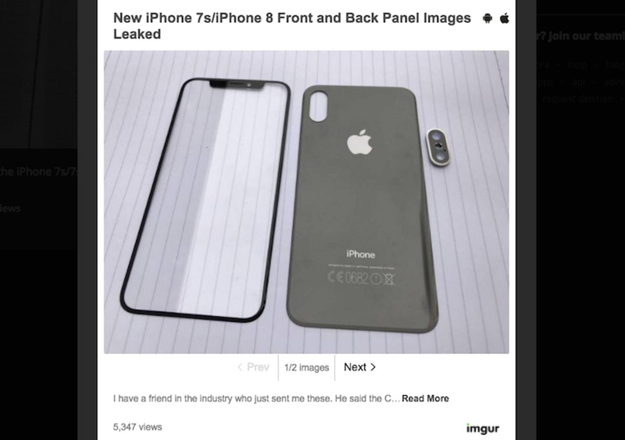 ｢iPhone 8｣らしき部品が初流出！ 極細ベゼルに、画面内蔵Touch IDもくる!?