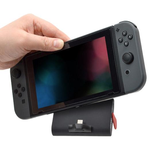 switch 充電中 安い タオルをかける