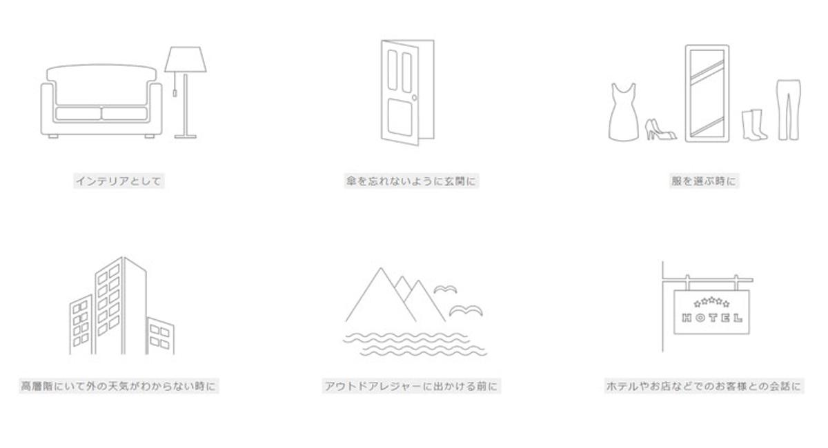 おしゃれIoTに徹した、天気を感じるデジタルサイネージ「QM weather 