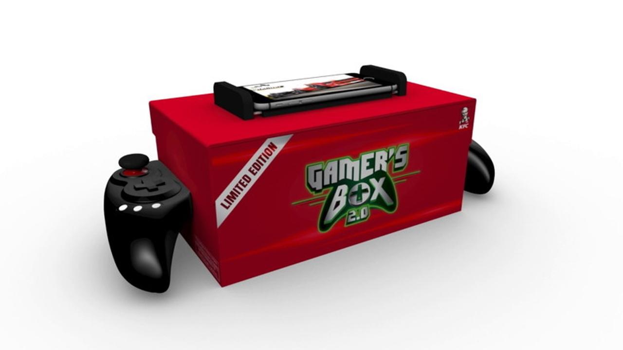 インドのKFCからランチボックス兼ゲーム・コントローラーの｢Gamers Box 2.0｣が登場