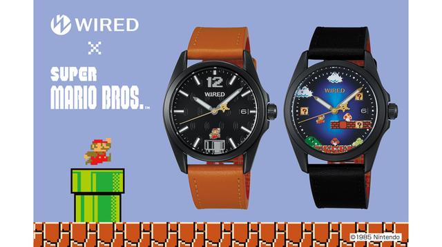 WIRED×『スーパーマリオブラザーズ』なコラボ腕時計が登場。裏面や  