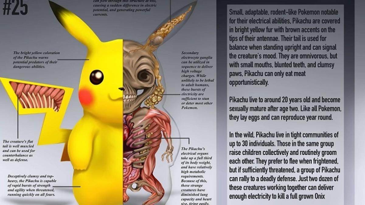 閲覧注意？ ゲットじゃなくて、解剖だぜ！ なリアルすぎるポケモン図鑑 