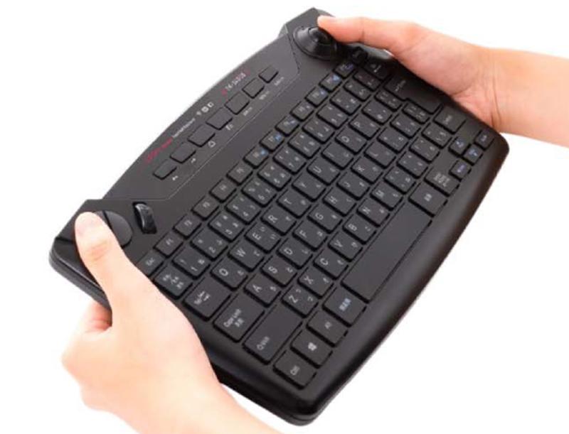 トラックボール内蔵キーボードで、ワイヤレス&マウスレスなPCライフを 