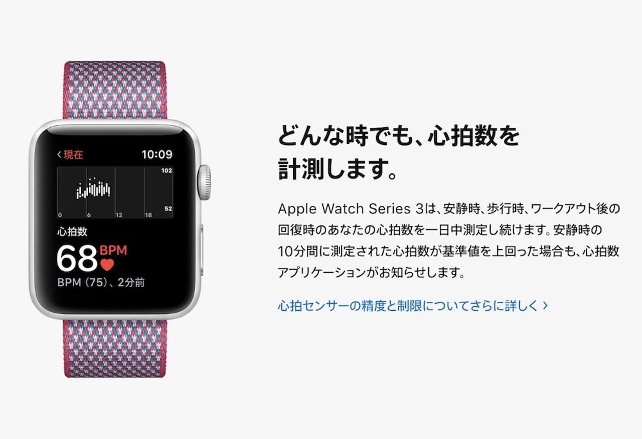 初代Apple Watch、watchOS 4の新しい心拍数系機能に一部対応せず