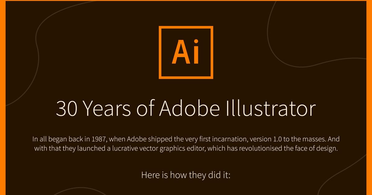 デザイナー必見！ 「Adobe Illustrator」30年の軌跡を追うインフォ 