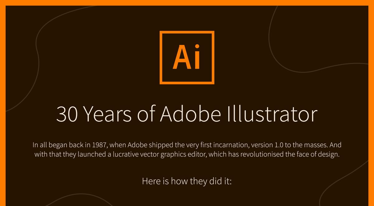 デザイナー必見！ 「Adobe Illustrator」30年の軌跡を追うインフォ 