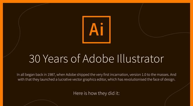 デザイナー必見！ ｢Adobe Illustrator｣30年の軌跡を追うインフォ 