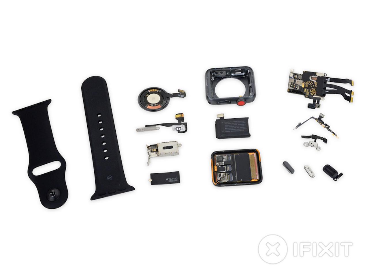 ｢Apple Watch Series 3（GPS + Cellular）モデル｣分解レポ。前モデルから意外と変わっていない…？