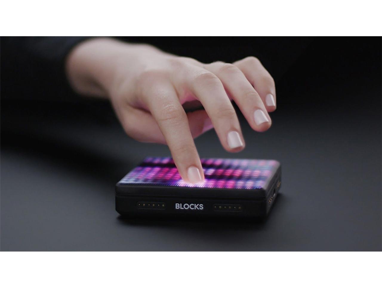 モジュール式楽器デバイス｢ROLI Blocks｣から、触覚フィードバックを追加した新モデル｢Lightpad Block M｣が登場