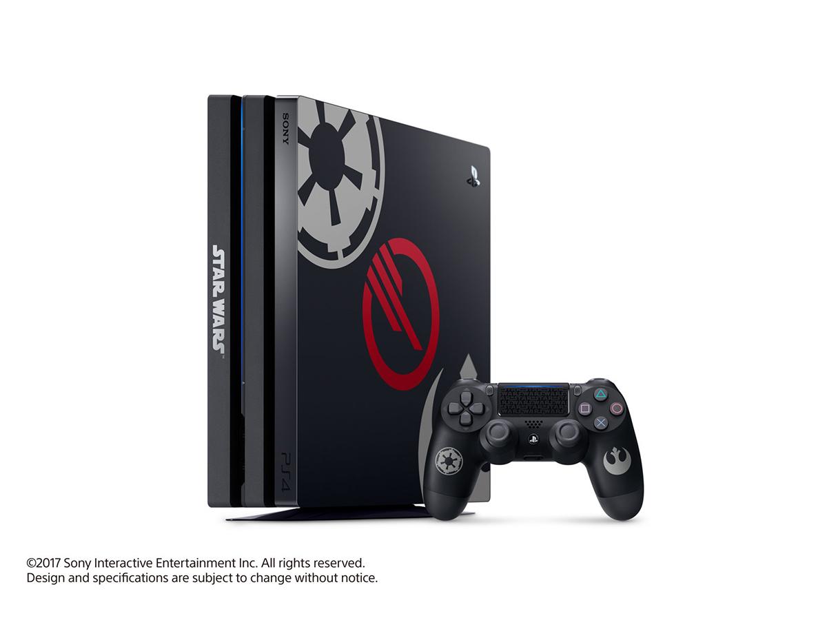 Star Wars バトルフロント II』仕様の限定PS4 Proが登場！ 真ん中には