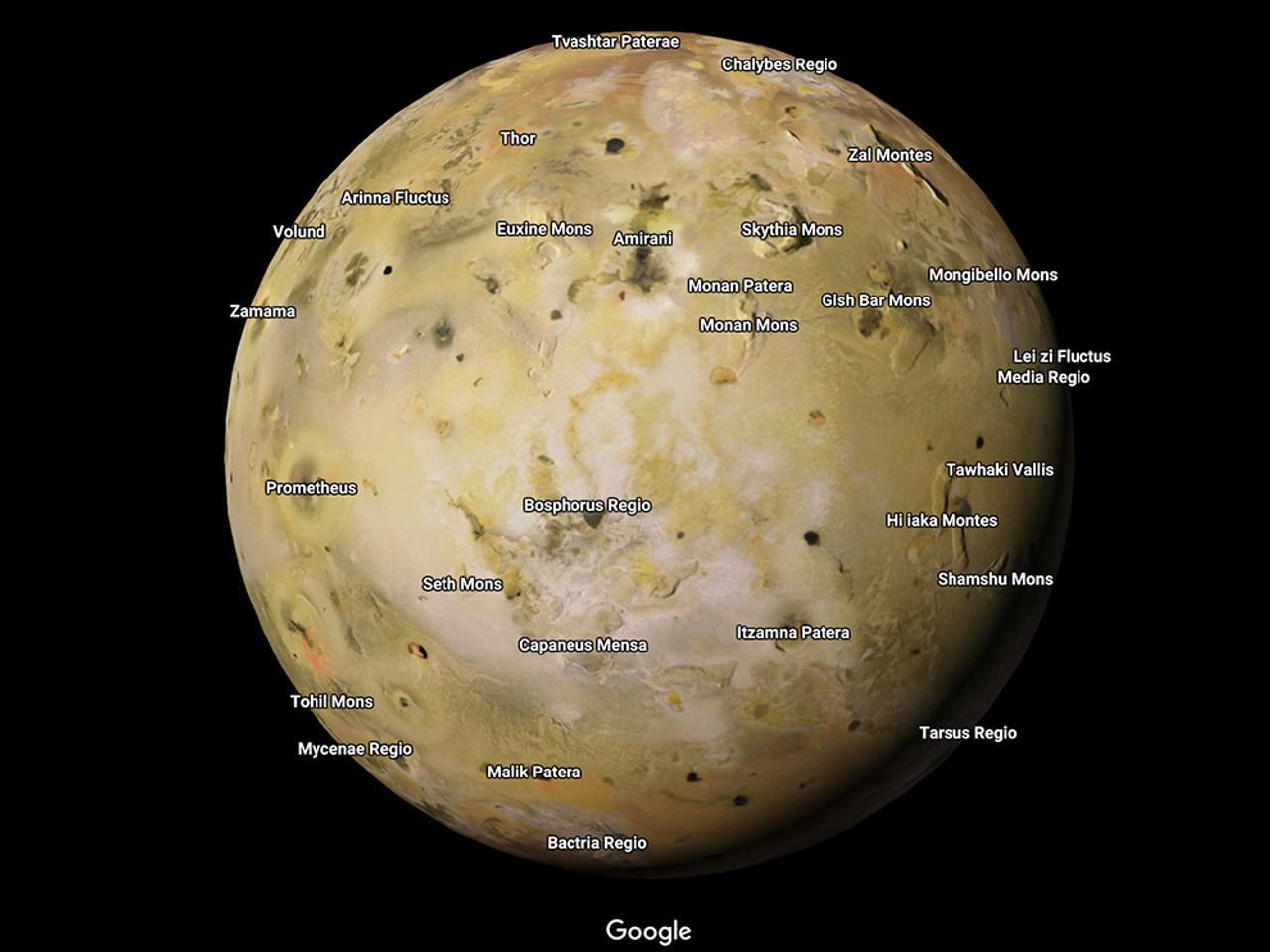 Googleマップで行ける宇宙空間の範囲が拡大！ 土星の衛星まで探索できるように