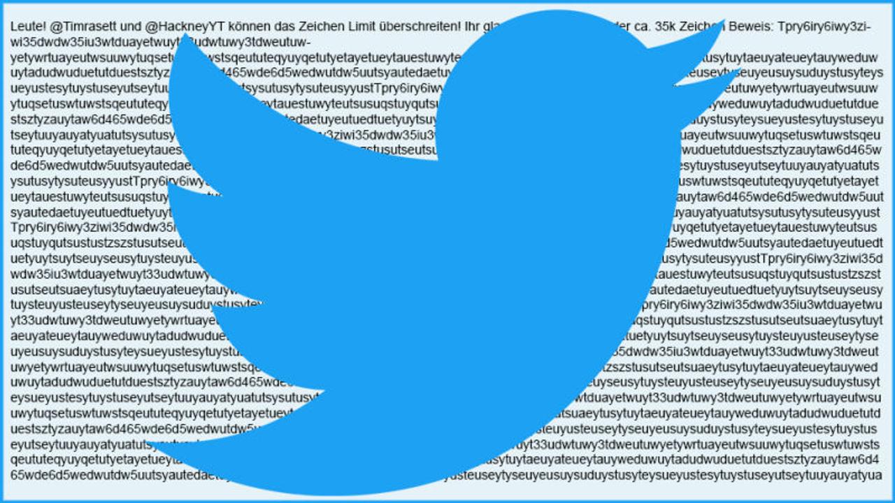 とあるTwitterユーザーが抜け穴を使って3万5000文字のツイートを投稿