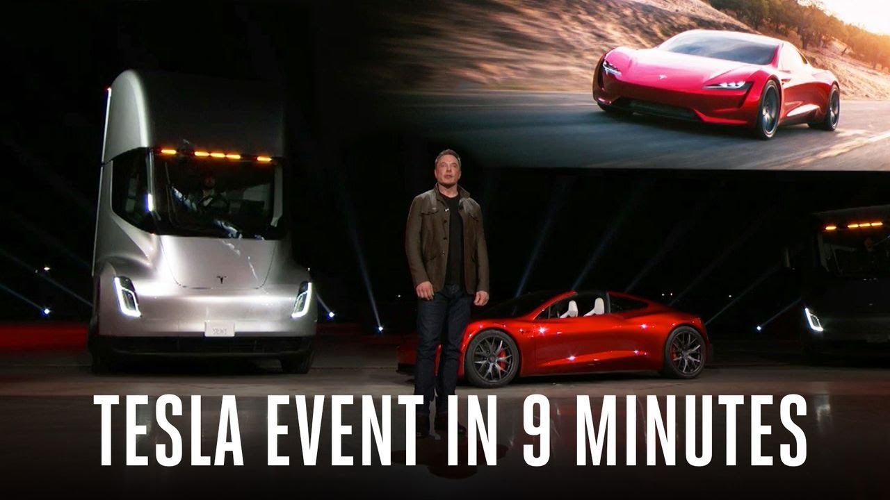 実車が登場！ Teslaセミトラックとロードスター発表会の様子