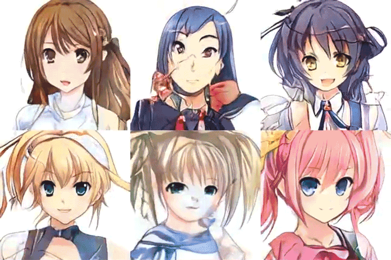 どれもソレっぽい Aiで架空のアニメ美少女キャラを無限に作る ギズモード ジャパン どれもソレっぽい Aiで架空のアニメ美少女キャラを無限に作る ギズモード ジャパン