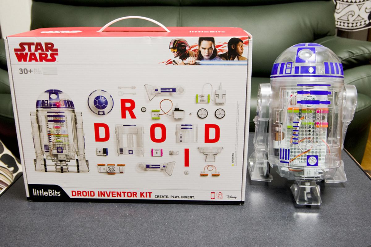 littleBitsで組み立てる「Droid Inventor Kit」レビュー：ウチの子 