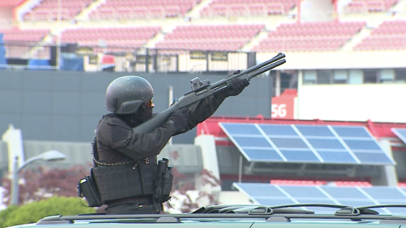 平昌冬季五輪にはドローン警備隊が配備。SWATによる訓練もドローン攻撃を想定しているよう