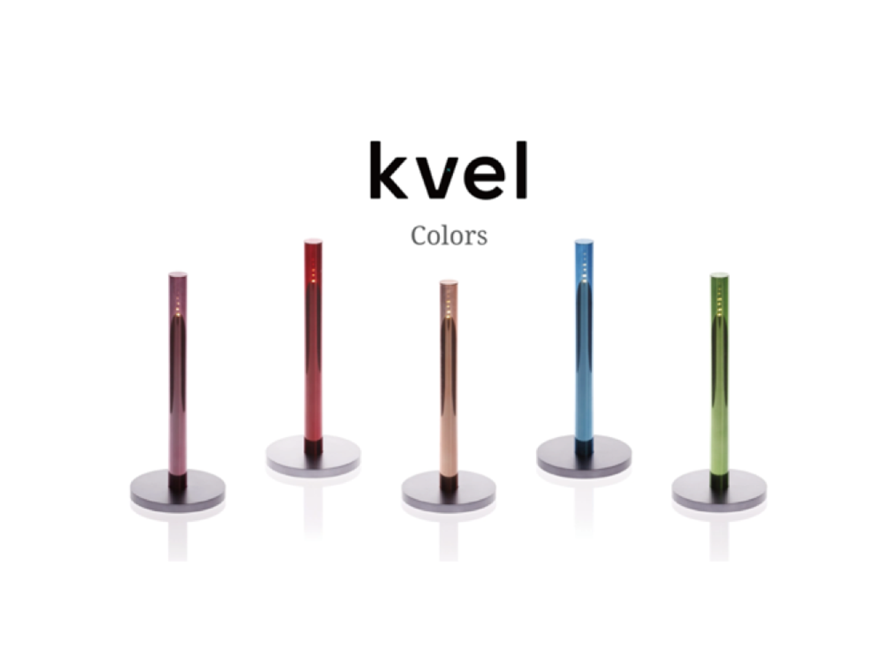 火を使わない革新的なロウソク｢Kvel Colors｣がキャンペーンを開始