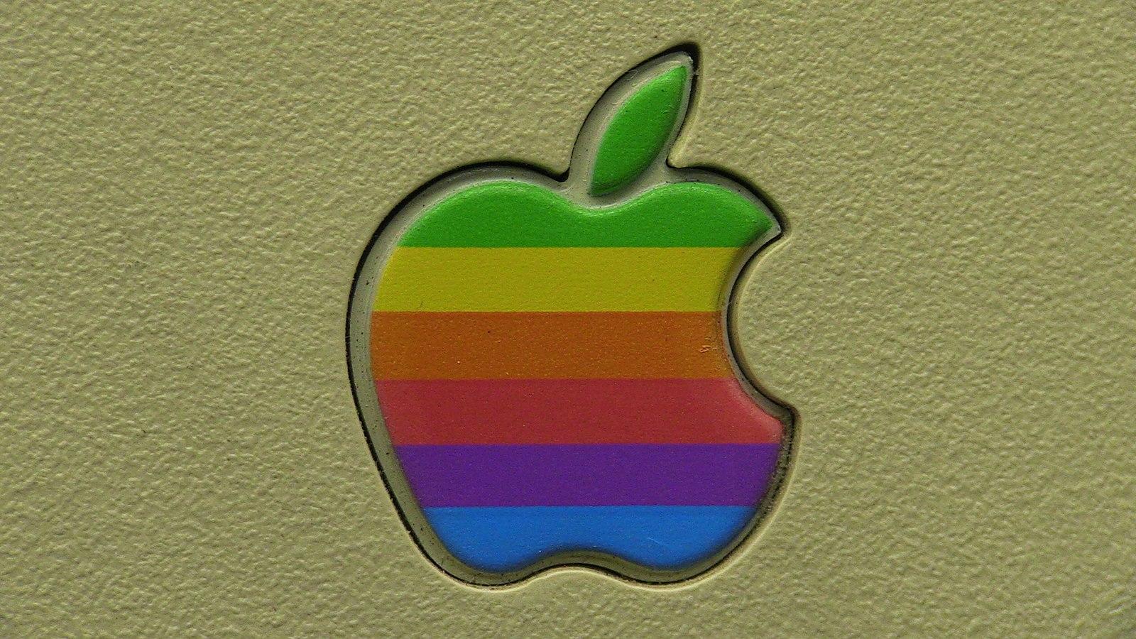 アップル レインボーロゴキャップ made in USA Apple社