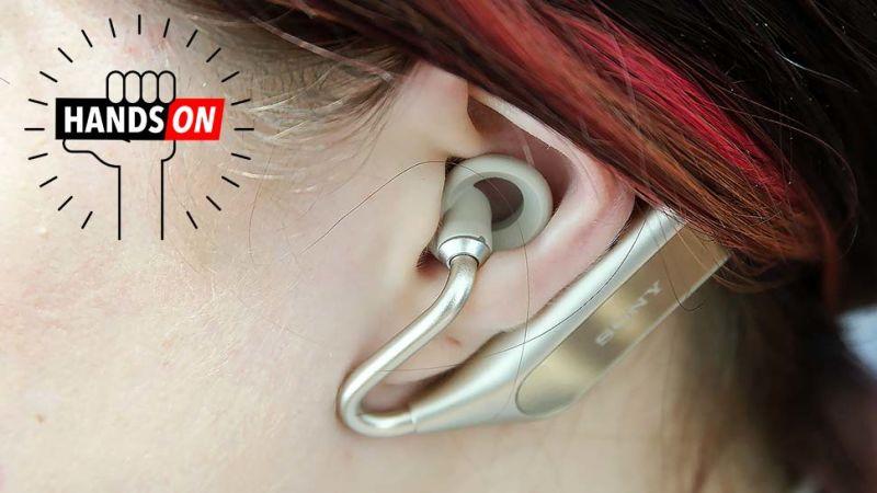 Sony Xperia Ear Duoハンズオン：音楽も環境音も同時に聞き取れる