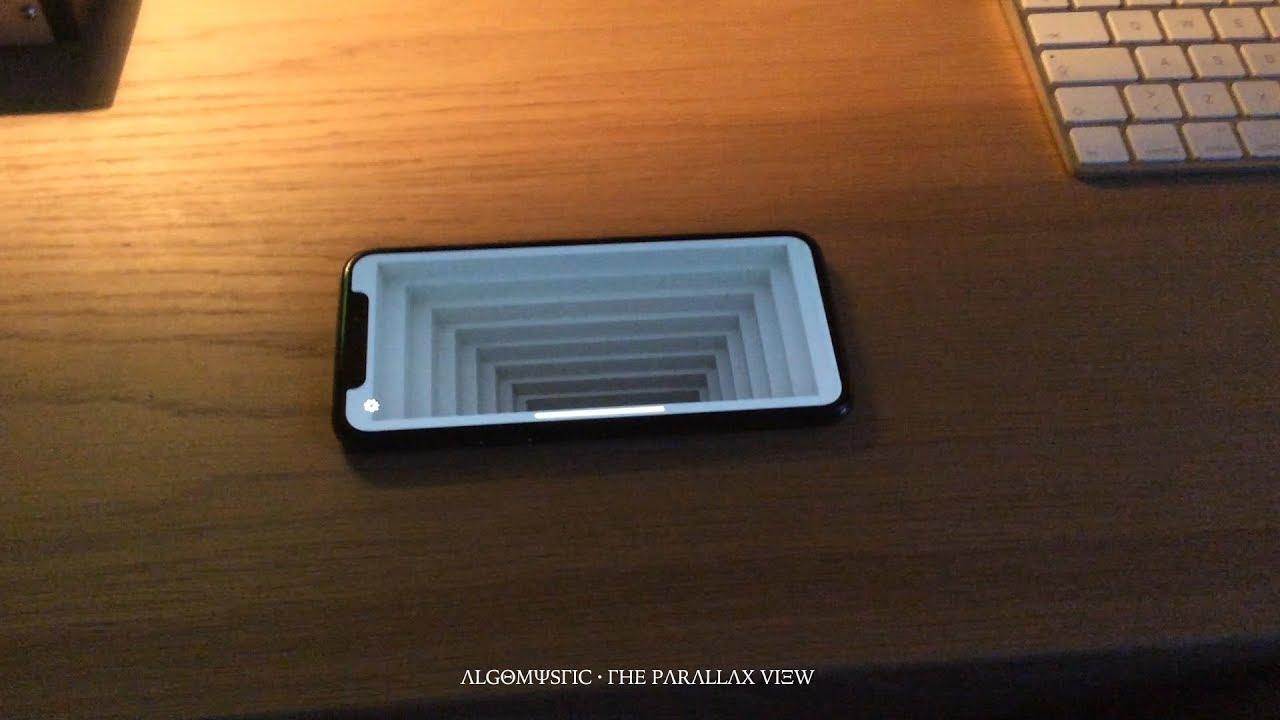 iPhone Xの画面を底なしの階段に変える