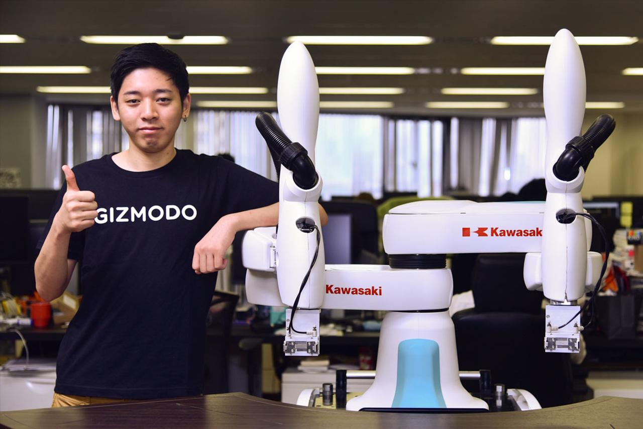 ギズモードの新人はロボットです。人と一緒に働けるduAroをよろしくね