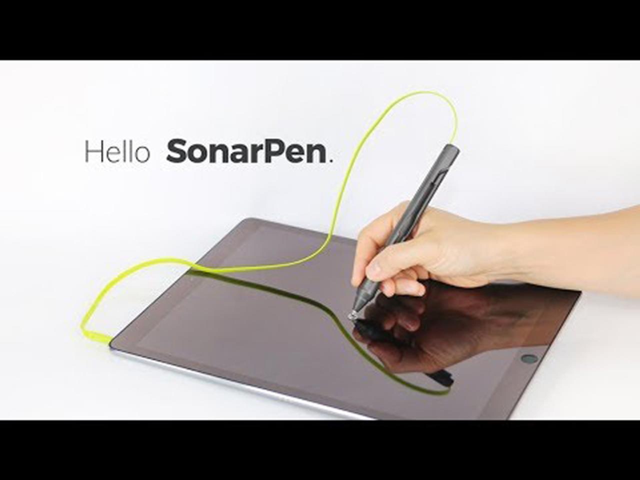 秘密は有線式。筆圧検知タッチペン｢SonarPen｣はコーヒー5杯のお金で買える