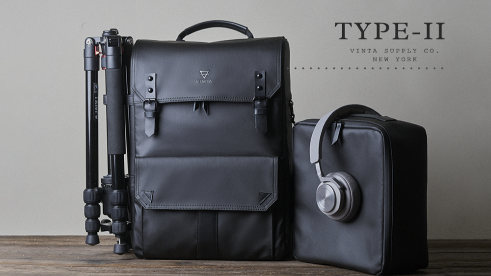 美しく、直感的。日常使いから旅行まで幅広く使えるバックパック｢Type II ｣がキャンペーンを開始