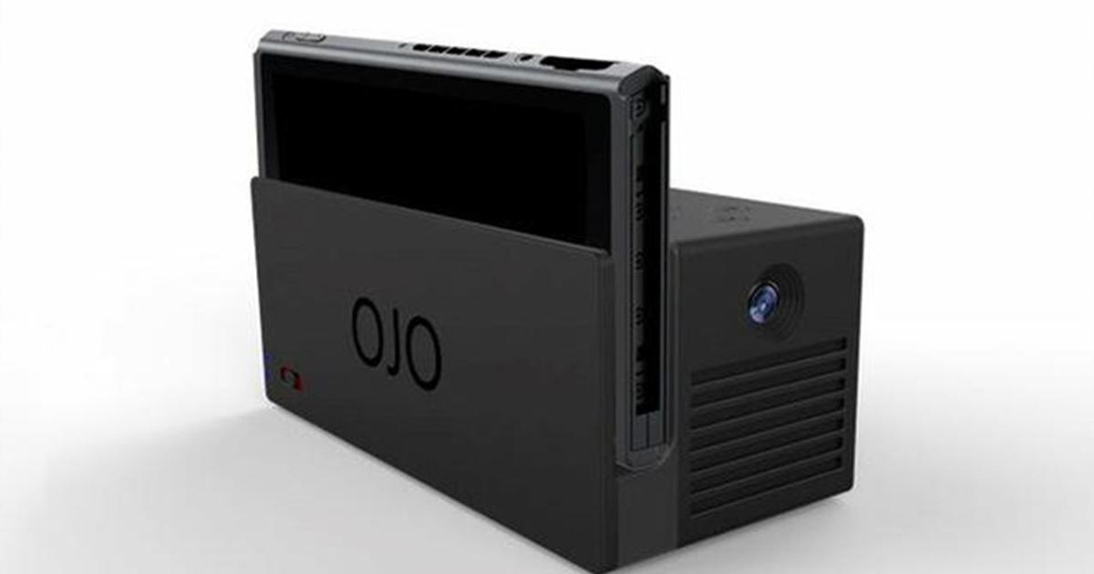 どこでも大画面ンン〜♪ ニンテンドースイッチが挿さるプロジェクター 