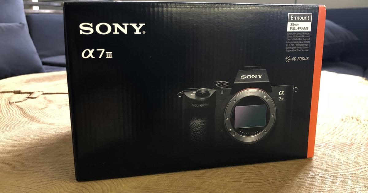 SONY α7 III アンボックスの巻。α7Sと比べながら見ていきましょー