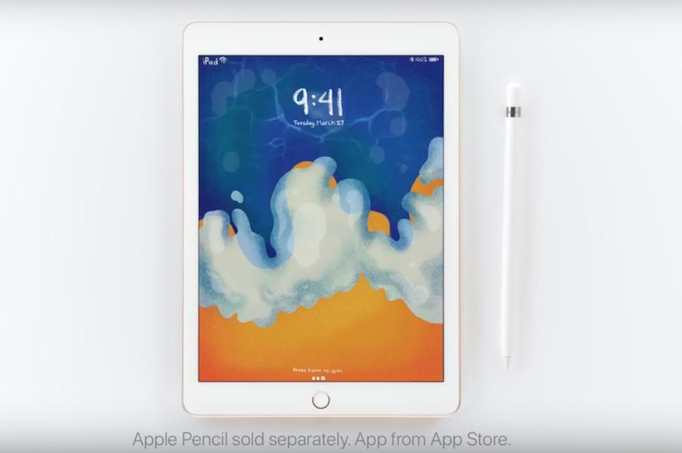 新iPadとApple Pencilで新iPadを描く新iPadの新CMが登場