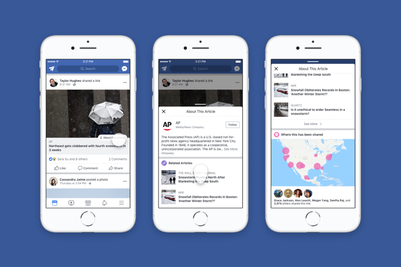 Facebookのユーザー寄りフェイクニュース検証ツール、米国で本格始動