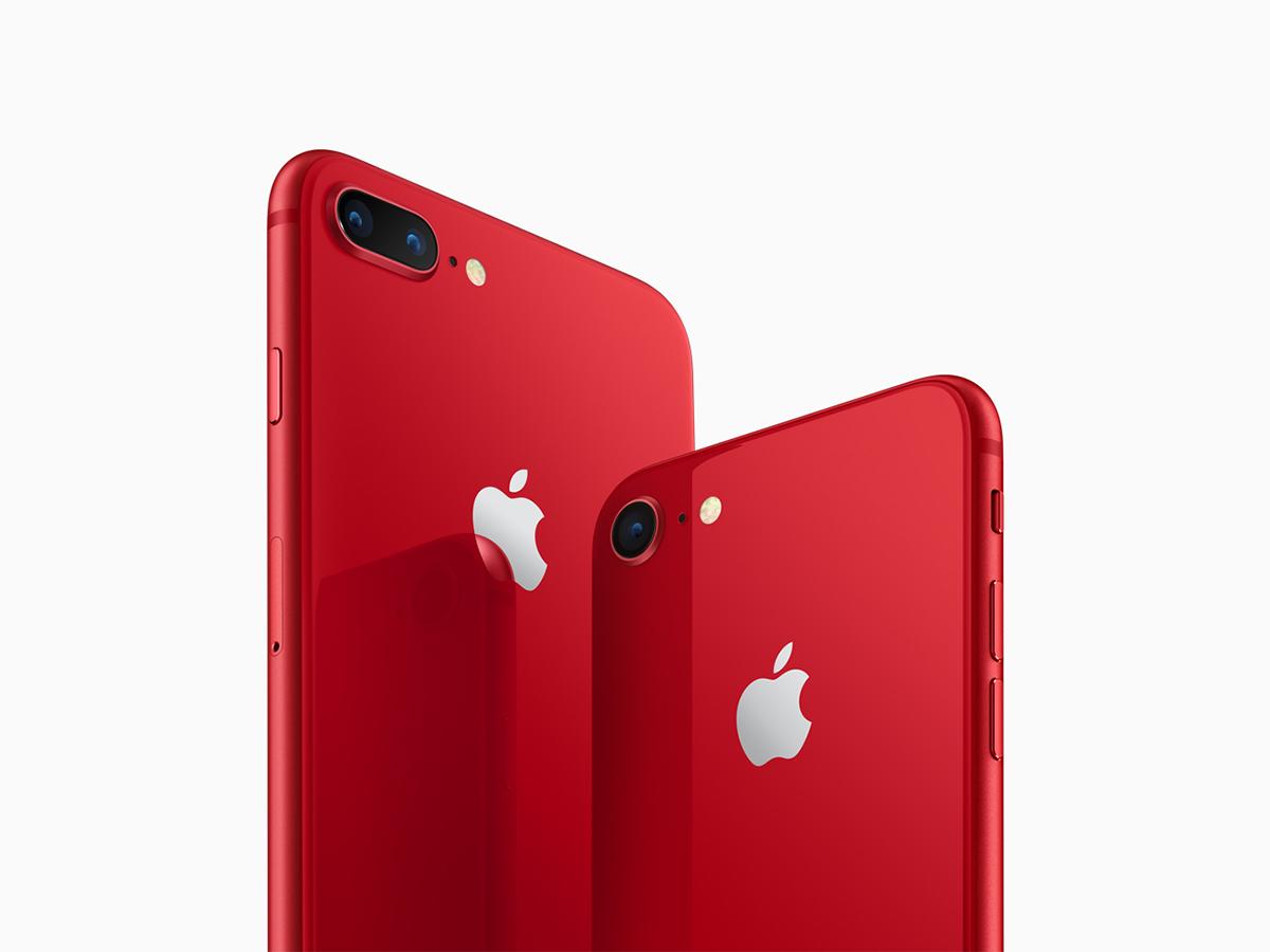 赤いiPhone 8、携帯3キャリアからも発売。au、ソフトバンクは13日（金 ...