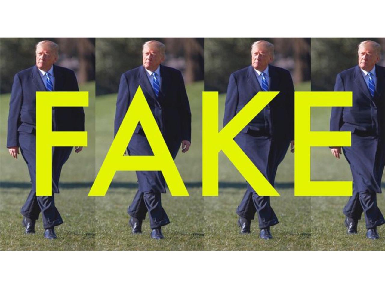 Twitterで拡散中のちょっと太めのトランプ大統領画像、それフェイクです