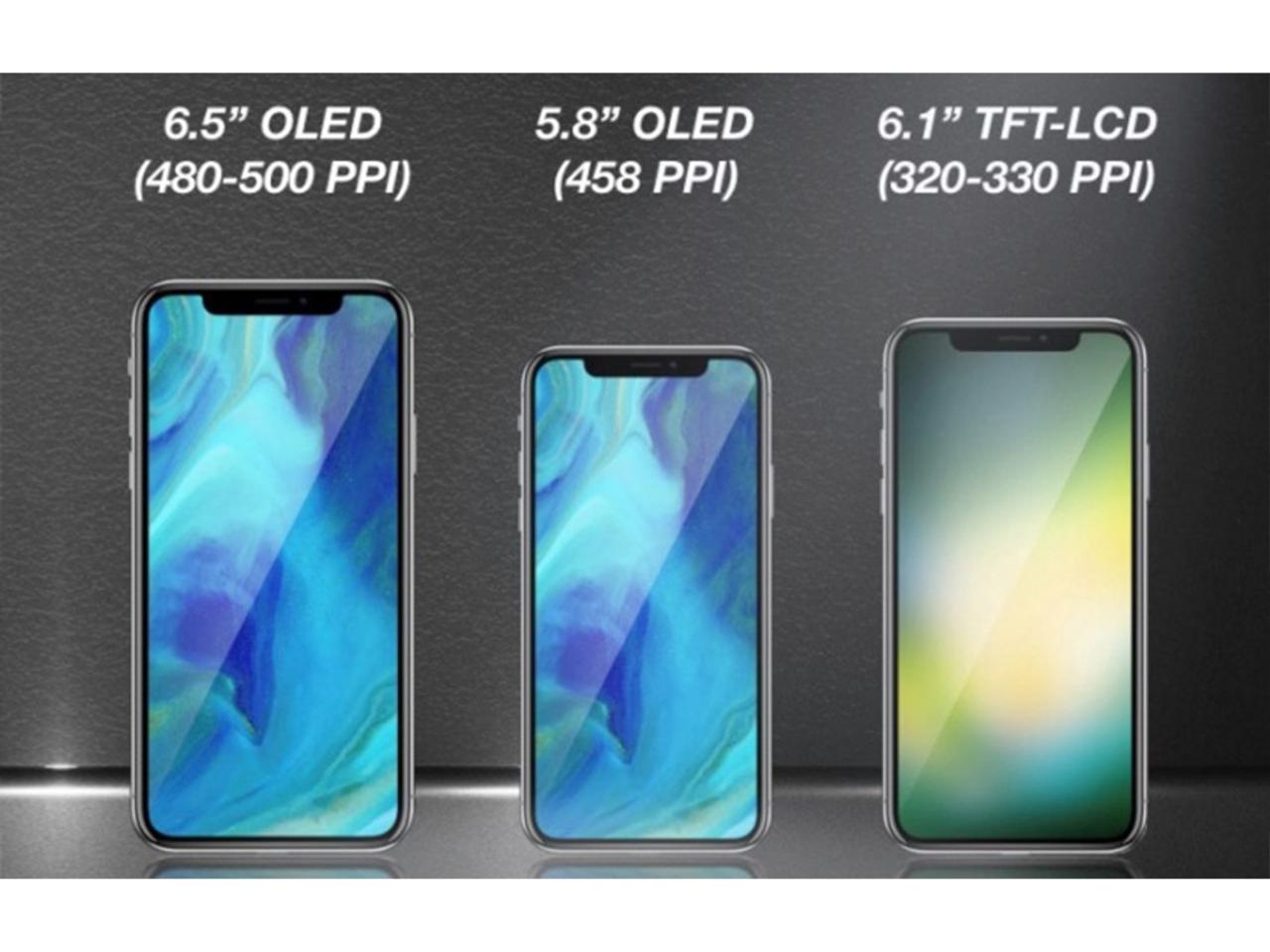 今年の新型iPhoneの3機種、生産台数の半分は液晶ディスプレイ搭載モデルに？