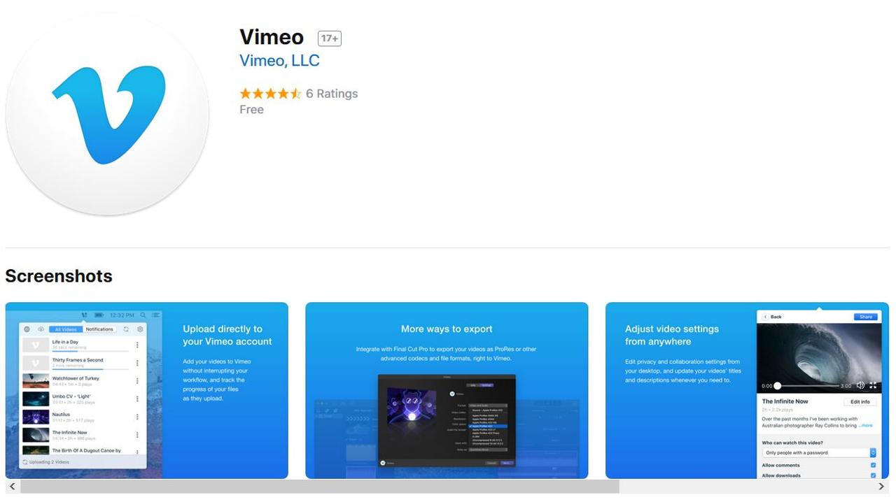 Final Cut ProからVimeoへのアップロードがはかどる｢Vimeo for macOS｣