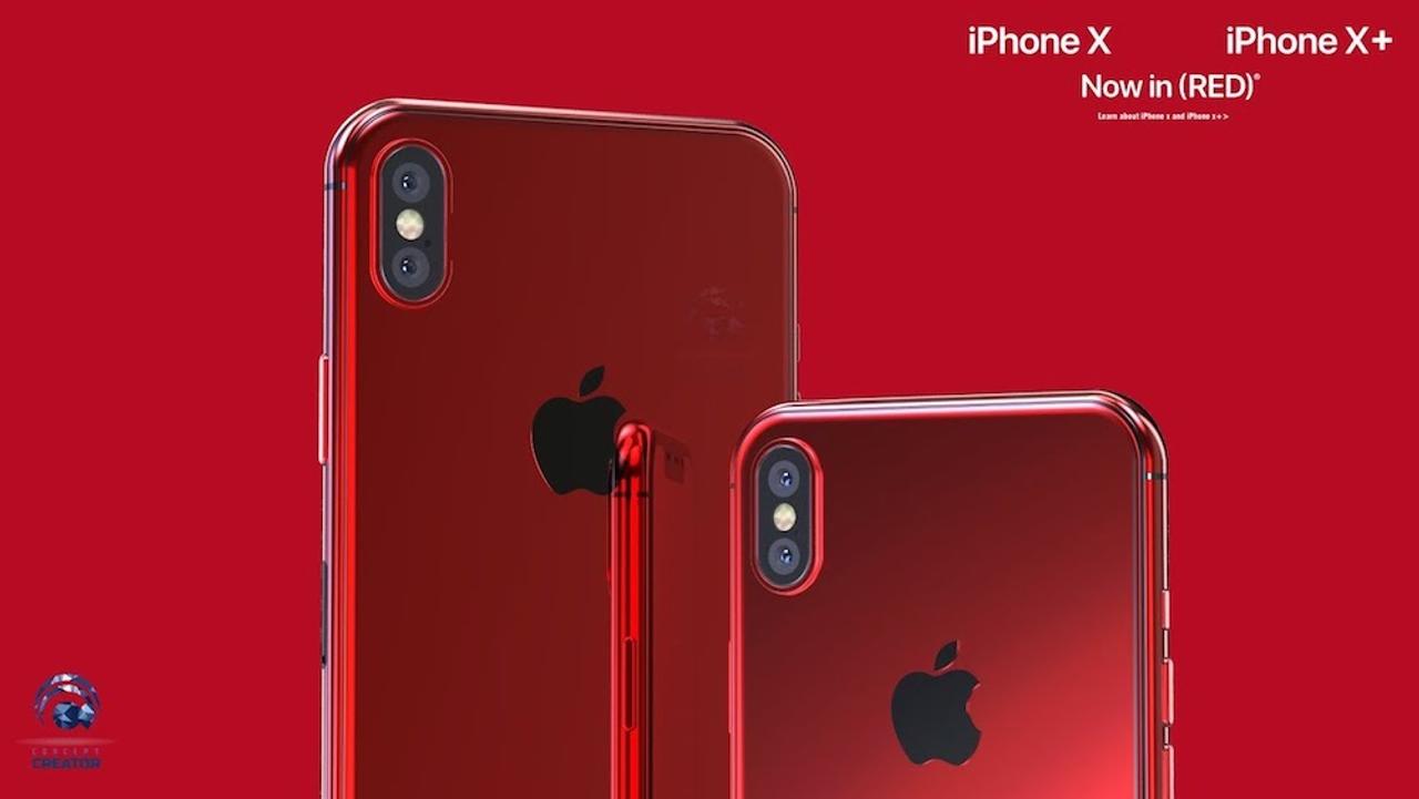 iPhone Xに真っ赤な(PRODUCT) REDが登場すれば…というコンセプト
