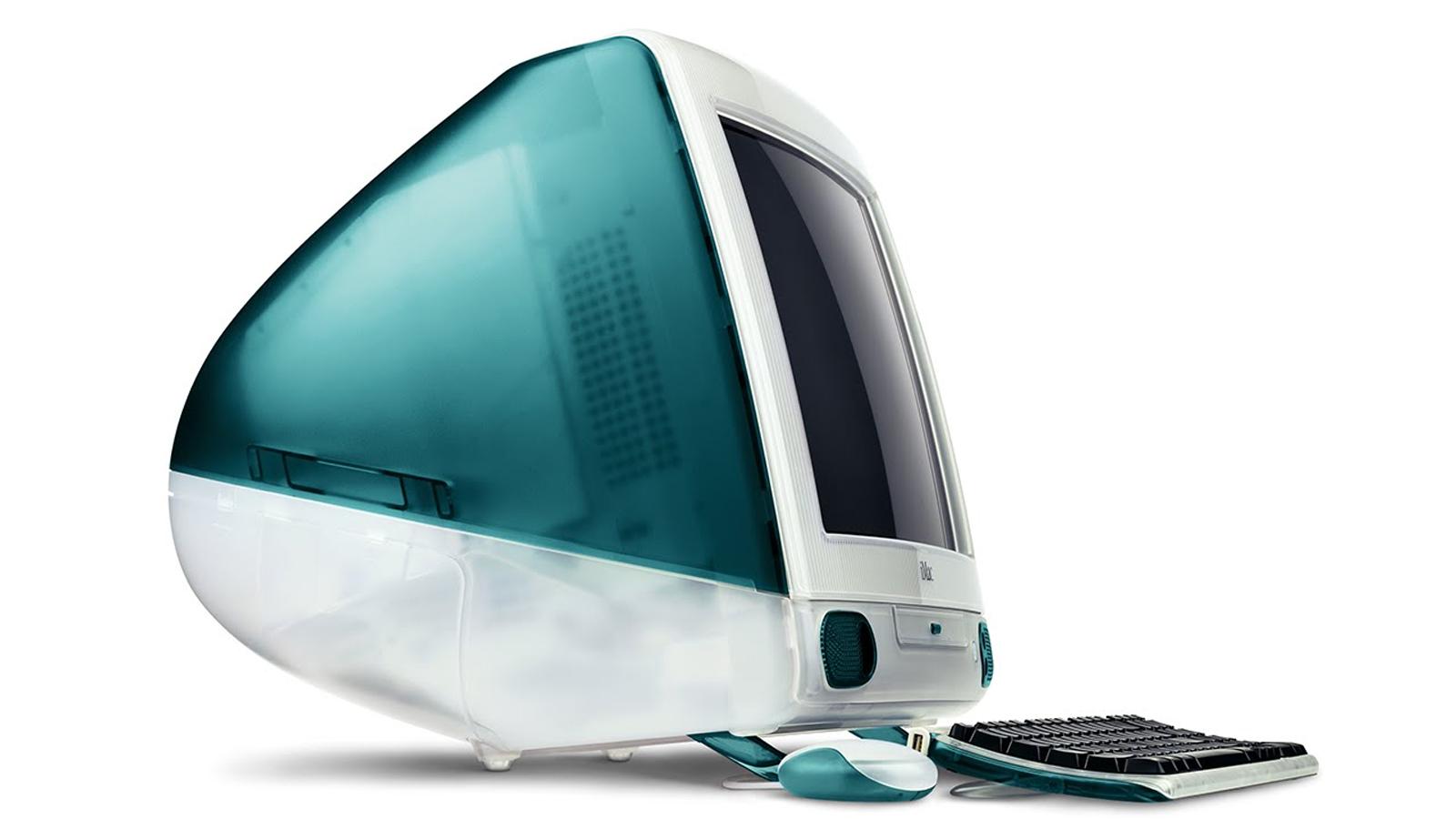 激レア☆初代imac G3 ボンダイブルー 専用キャスター台付 - Mac ...