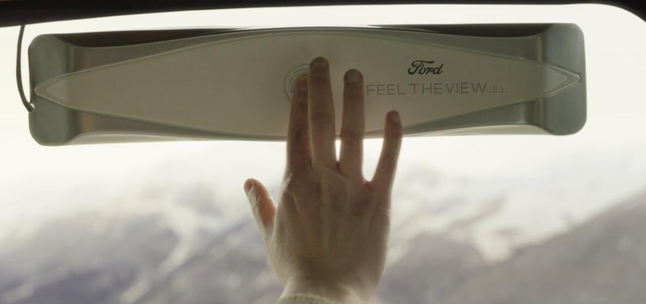 窓ガラスに映る景色を振動で伝えるデバイス｢aedo｣をFordが開発中。目の不自由な方も風景が楽しめるようになりそう