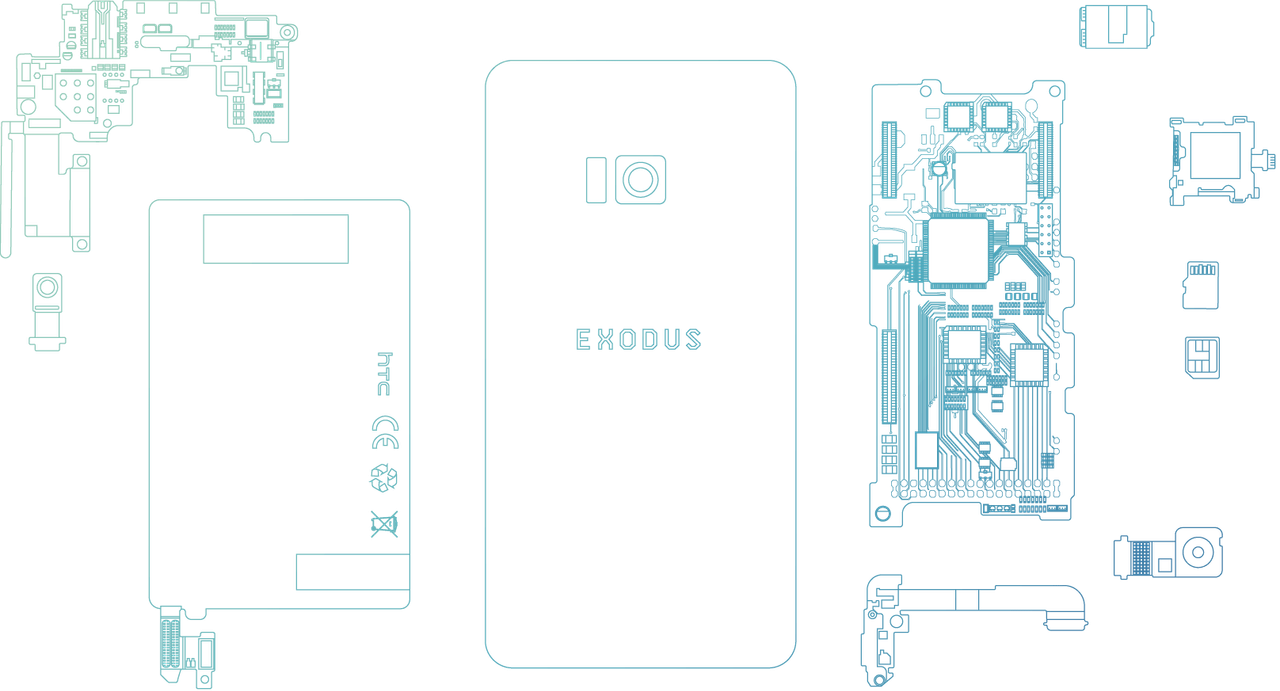 HTCがハードウェアレベルでブロックチェーンに対応したスマホ｢HTC Exodus｣を発表