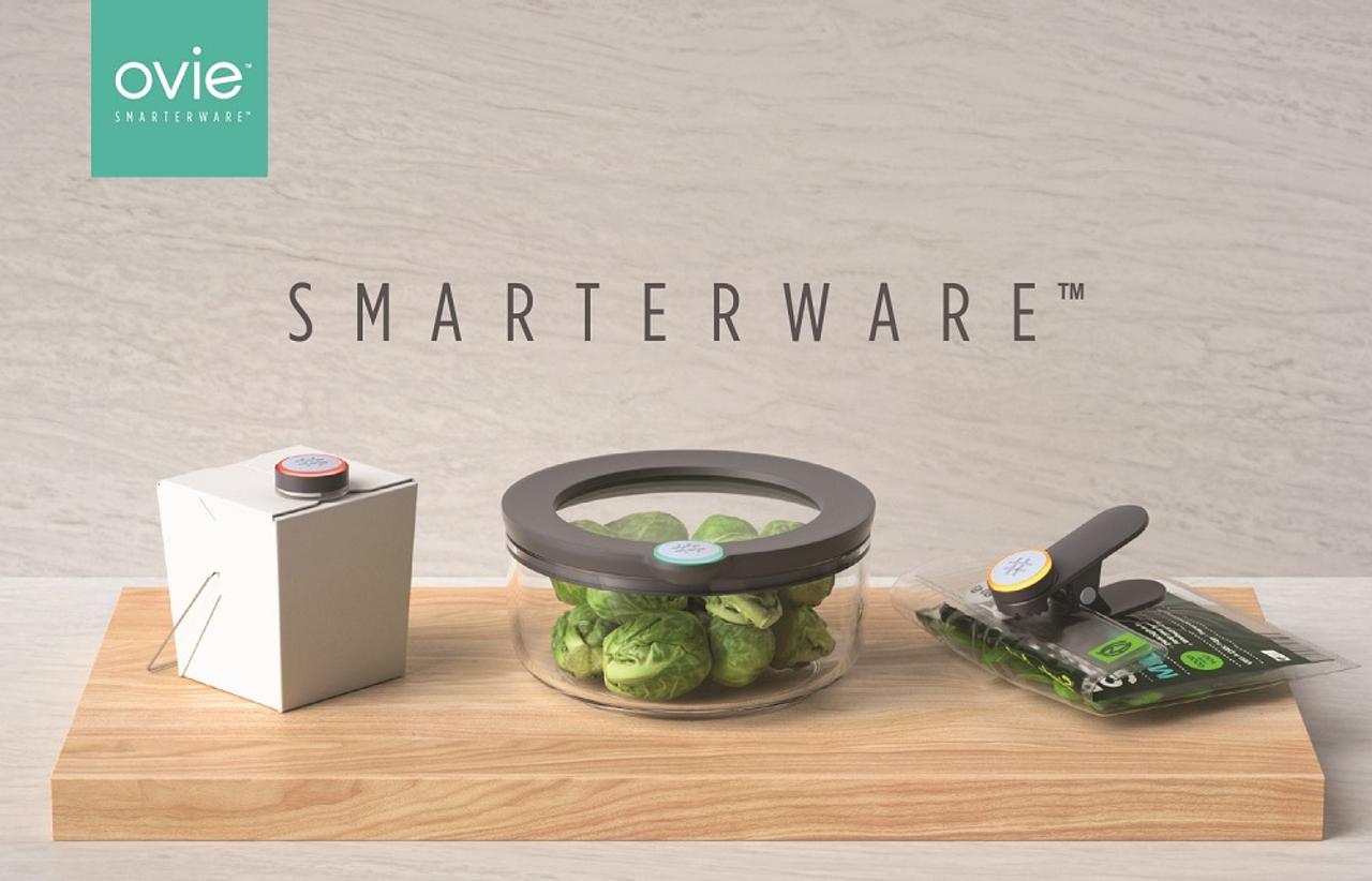 冷蔵庫にある食材管理をサポートしてくれるスマートデバイス｢Ovie Smarterware｣