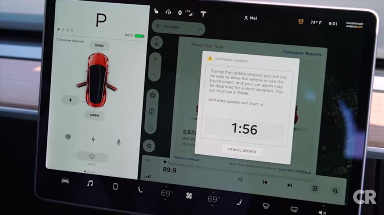 Tesla車はOTAアプデでいきなり走行距離が延び、制動距離が縮む