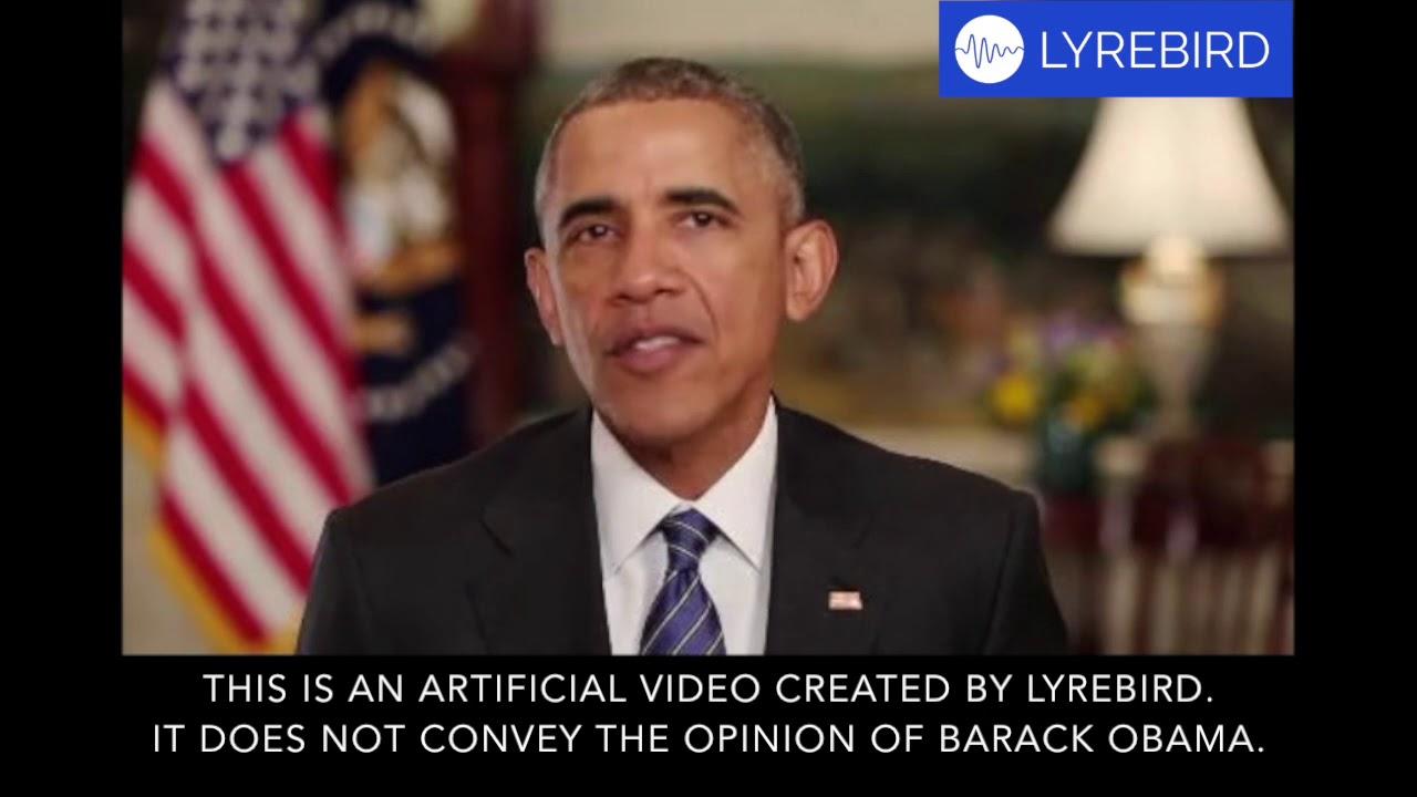 オバマ元大統領も再現可能。AIが人の声を解析してセリフを喋る