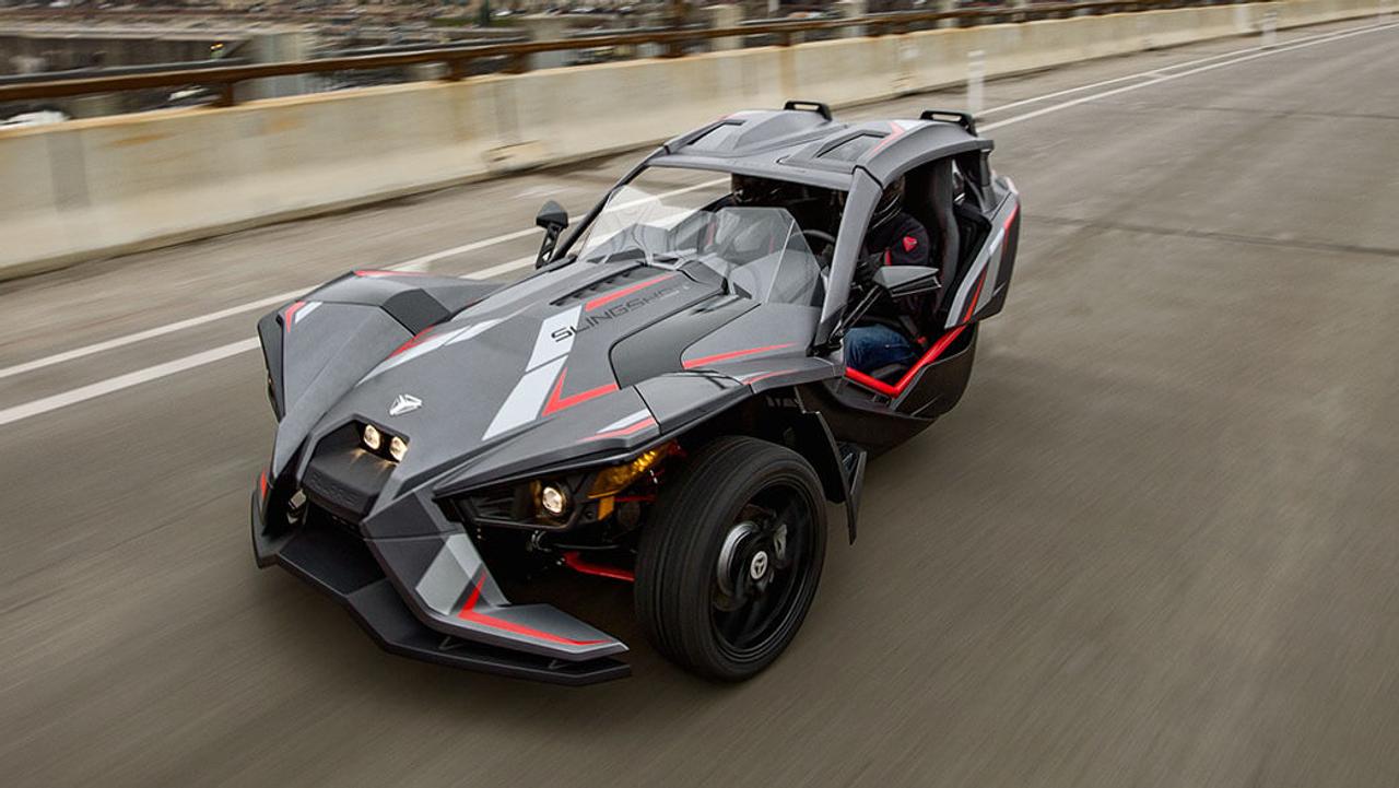 未来感あふれまくりの3輪自動車｢Polaris Slingshot｣。全米でマニアックなファンが急増中！