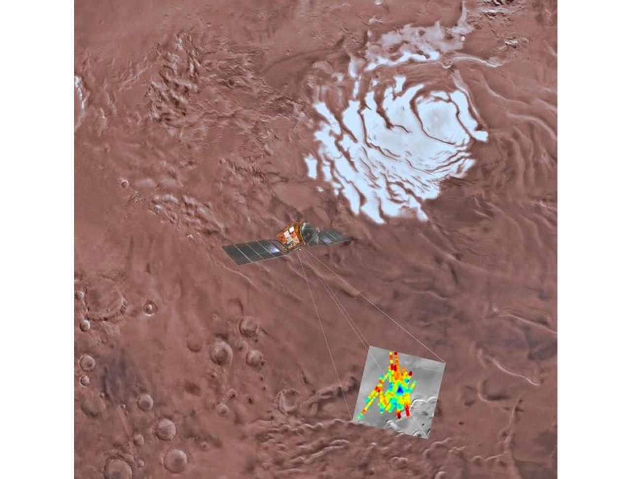 火星の地下深くに、塩湖があるかもしれない