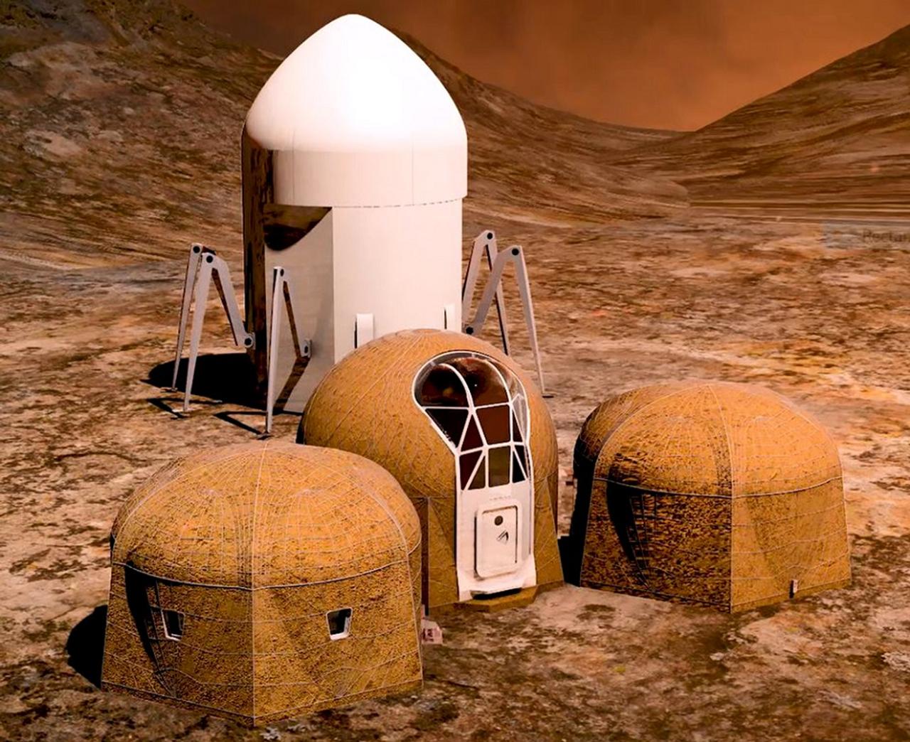 クモ型ロボットが火星に家を産みつける！NASAの火星ハウス・コンペ、上位5チームが決定
