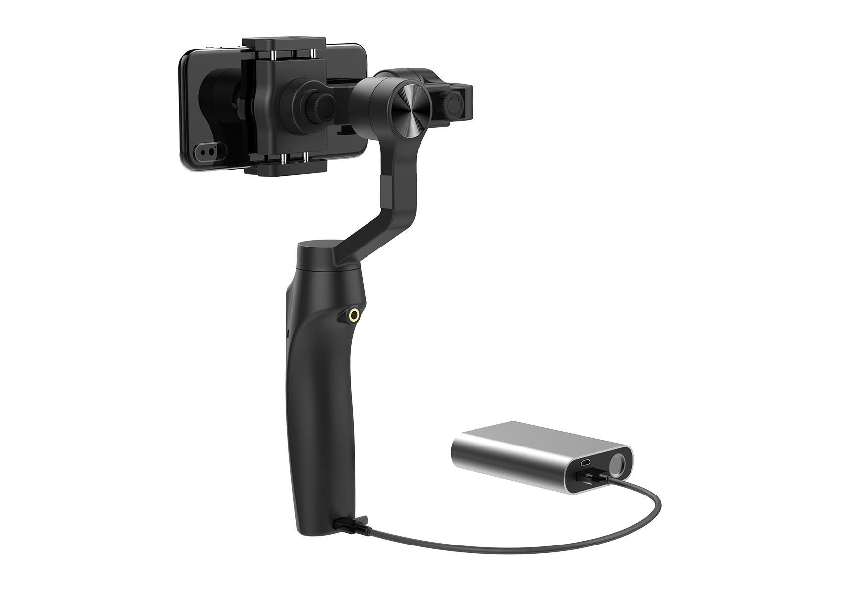 スマホジンバル MOZA Mini-MI 3軸スタビライザー ワイヤレス充電 MOZA Mini-MIスマートフォン用3軸ジンバル