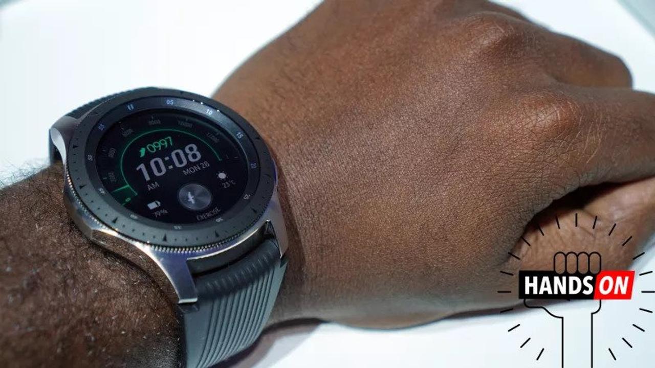Galaxy Watch ハンズオン：LTE対応だし、回転ベゼルもGOOD！ でも、ちょっと大きいかも