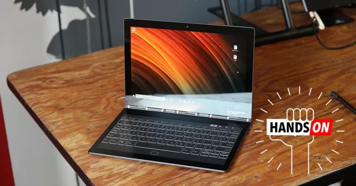 Lenovo Yoga Book C930 ハンズオン : セカンドE-Inkディスプレイが 