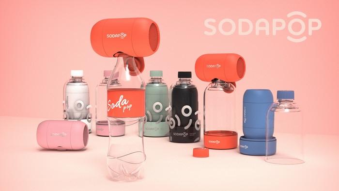 ペットボトルで低音を増幅させる小型Bluetoothスピーカー｢Sodapop